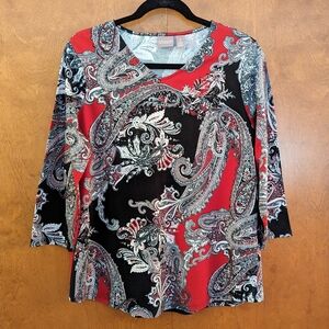 Chico's Paisley Top